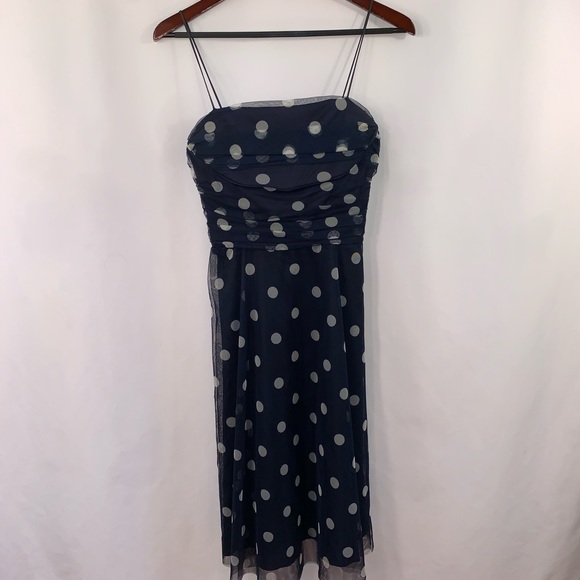 Eliza J Dresses & Skirts - Eliza J Dress A-Line Midi 10 Polka Dot Sleeveless